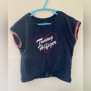 4/30$ Tommy Hilfiger summer navy blue t-shirt 8 years